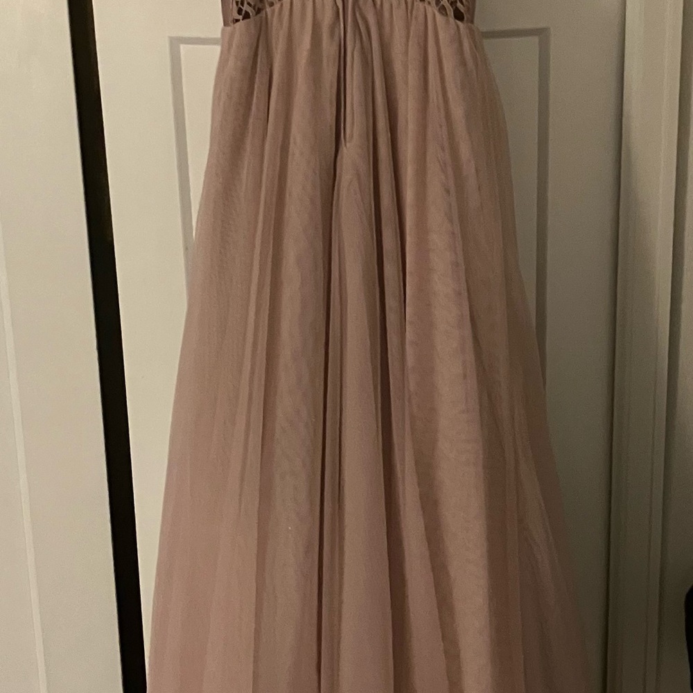 City Studio Blush Lace Dress